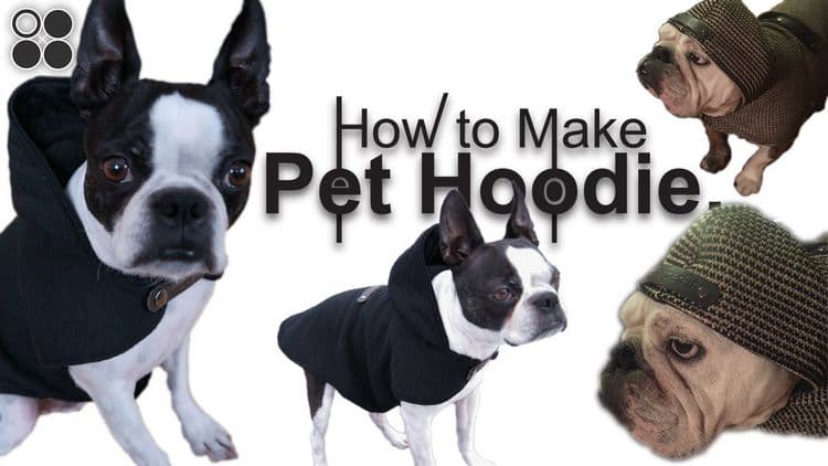 Do-it-yourself hoodie for a dog